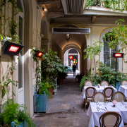 OASI HT Lampe à infrarouges chauffante à Ondes Courtes pour Extérieur