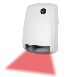 BALI Radiateur électrique Soufflant programmable en métal