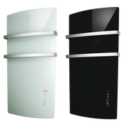 DEVA Radiateur Sèche-Serviettes Soufflant Avec Façade En Verre Et Soufflerie