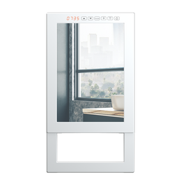 QUADRO VISIO Radiateur soufflant mural blanc avec miroir 1800W