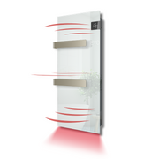 SILK EVO Radiateur Soufflant sèche-serviettes en verre 1000W