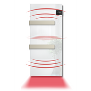 SILK EVO Radiateur Soufflant sèche-serviettes en verre 1000W