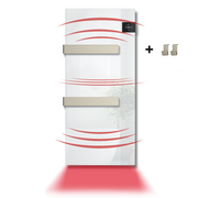 SILK EVO Radiateur Soufflant sèche-serviettes en verre 1000W