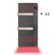 SILK EVO Radiateur Soufflant sèche-serviettes en verre 1000W