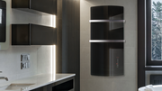 DEVA Radiateur Sèche-Serviettes Soufflant Avec Façade En Verre Et Soufflerie