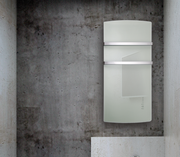 DEVA Radiateur Sèche-Serviettes Soufflant Avec Façade En Verre Et Soufflerie